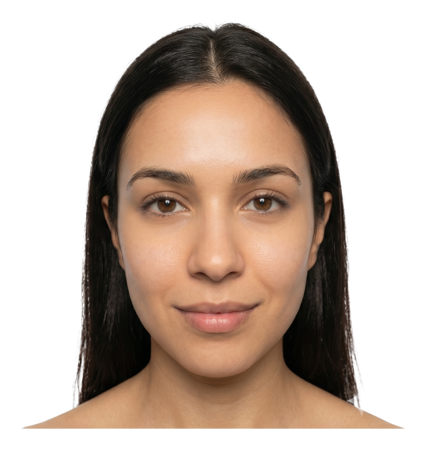 Patient after homeopathic treatment — radiant clear skin