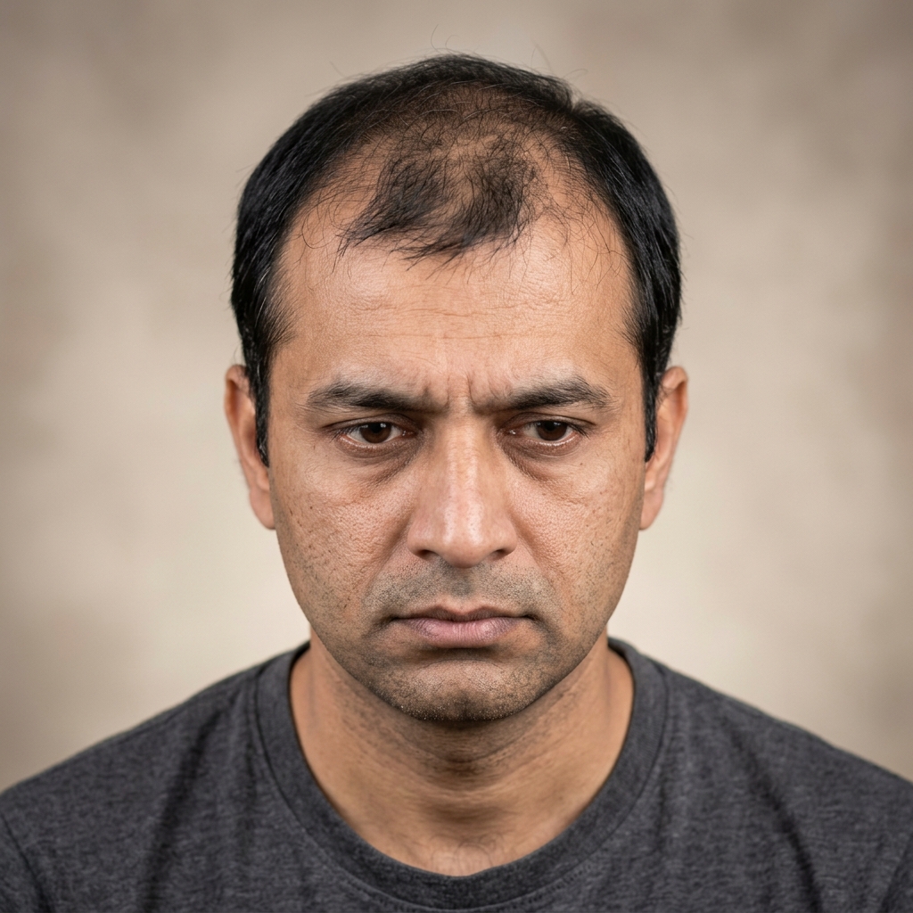 Hair thinning and alopecia before treatment